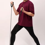 Men's Essentials Oversized Tee - Purple