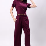 Urban Edge Co-ord Set - Purple