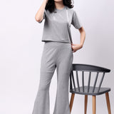Flare Bliss Co-ord Sets - Grey