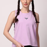 VivActive Cotton Tank Tops - Lilac