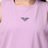 VivActive Cotton Tank Tops - Lilac