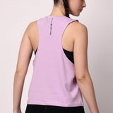 VivActive Cotton Tank Tops - Lilac