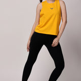 VivActive Cotton Tank Tops - Yellow