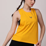 VivActive Cotton Tank Tops - Yellow
