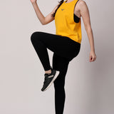 VivActive Cotton Tank Tops - Yellow