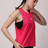 VivActive Cotton Tank Tops - Pink