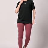 Women's Mesh Tee - Dark Green