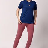 Women's Aura Active Tee - Blue