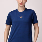 Women's Aura Active Tee - Blue