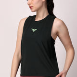 VivActive Poly Mesh Tank Tops - Olive