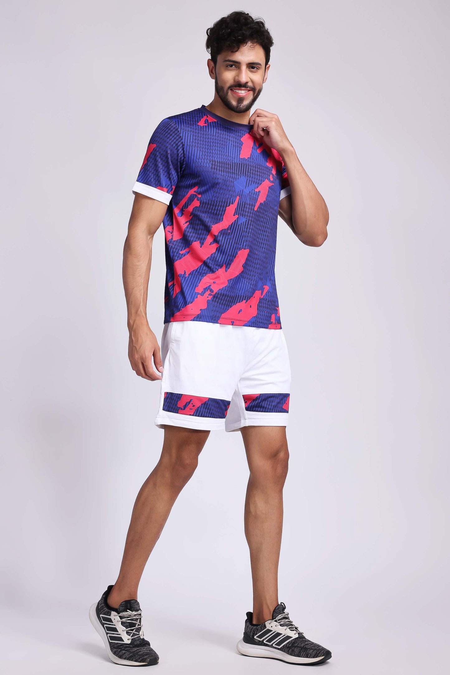 Men's Azurite Badminton Coord Set - Purple