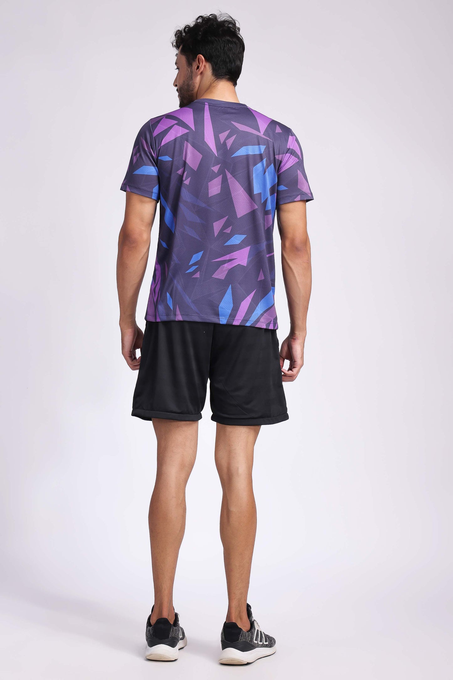 Men's Sapphire Badminton Coord Set - Dark Purple