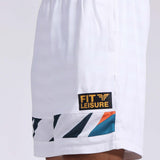 Men's Pyrite Shorts - White/Orange
