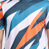 Men's Pyrite Coord Set - White/Orange
