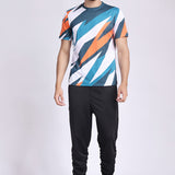 Men's Pyrite Tee - White/Orange