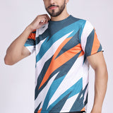 Men's Pyrite Tee - White/Orange