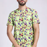 Men's Peridot Tee - Neon Green