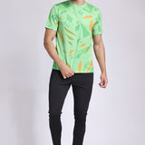 Men's Agate Tee - Neon Green