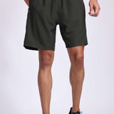 Men's Lycra Training Shorts - Olive