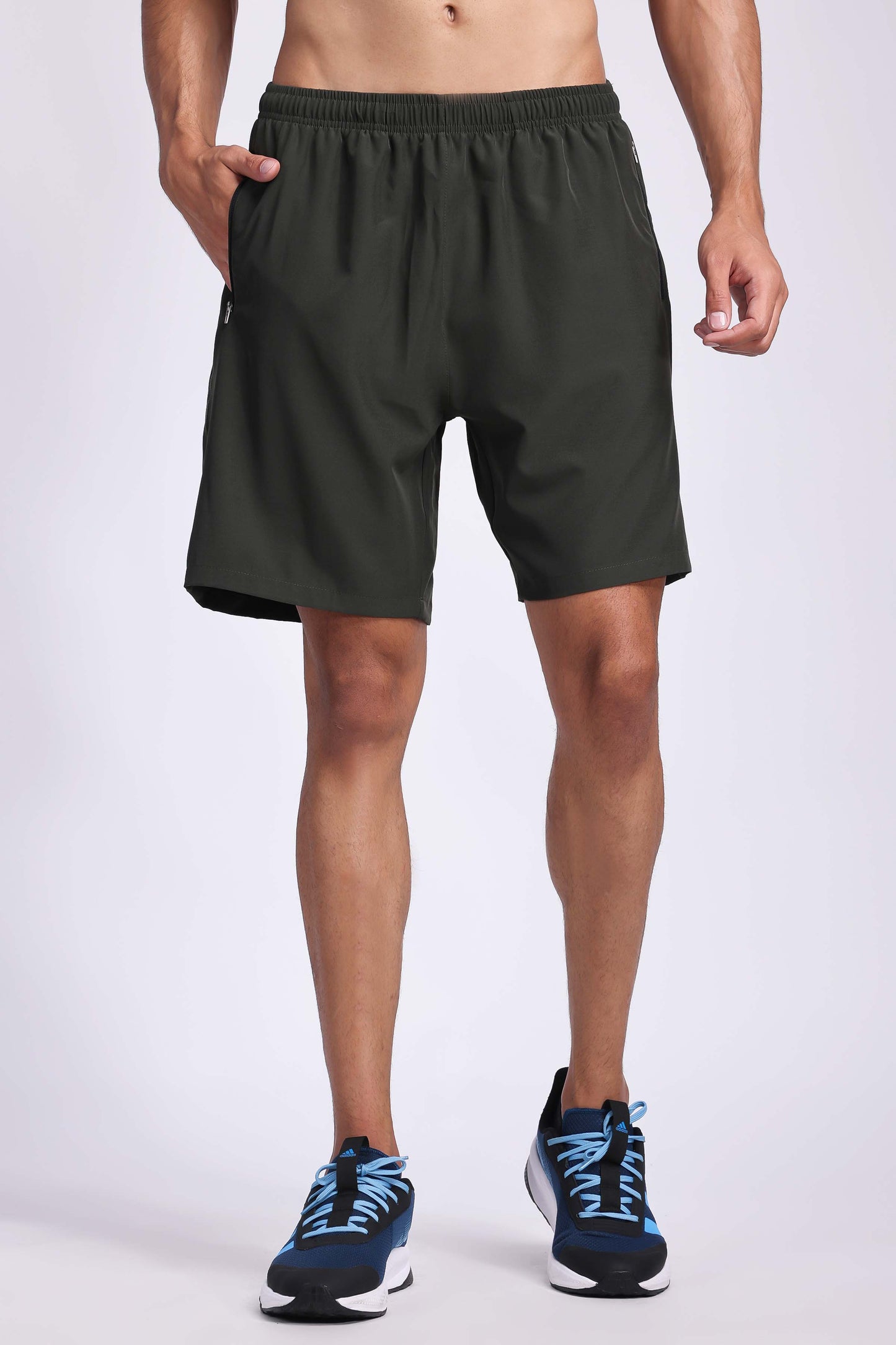 Men's Lycra Training Shorts - Olive