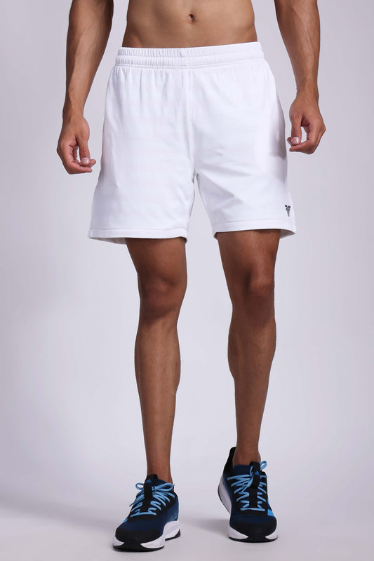 Men's Travel Shorts - White