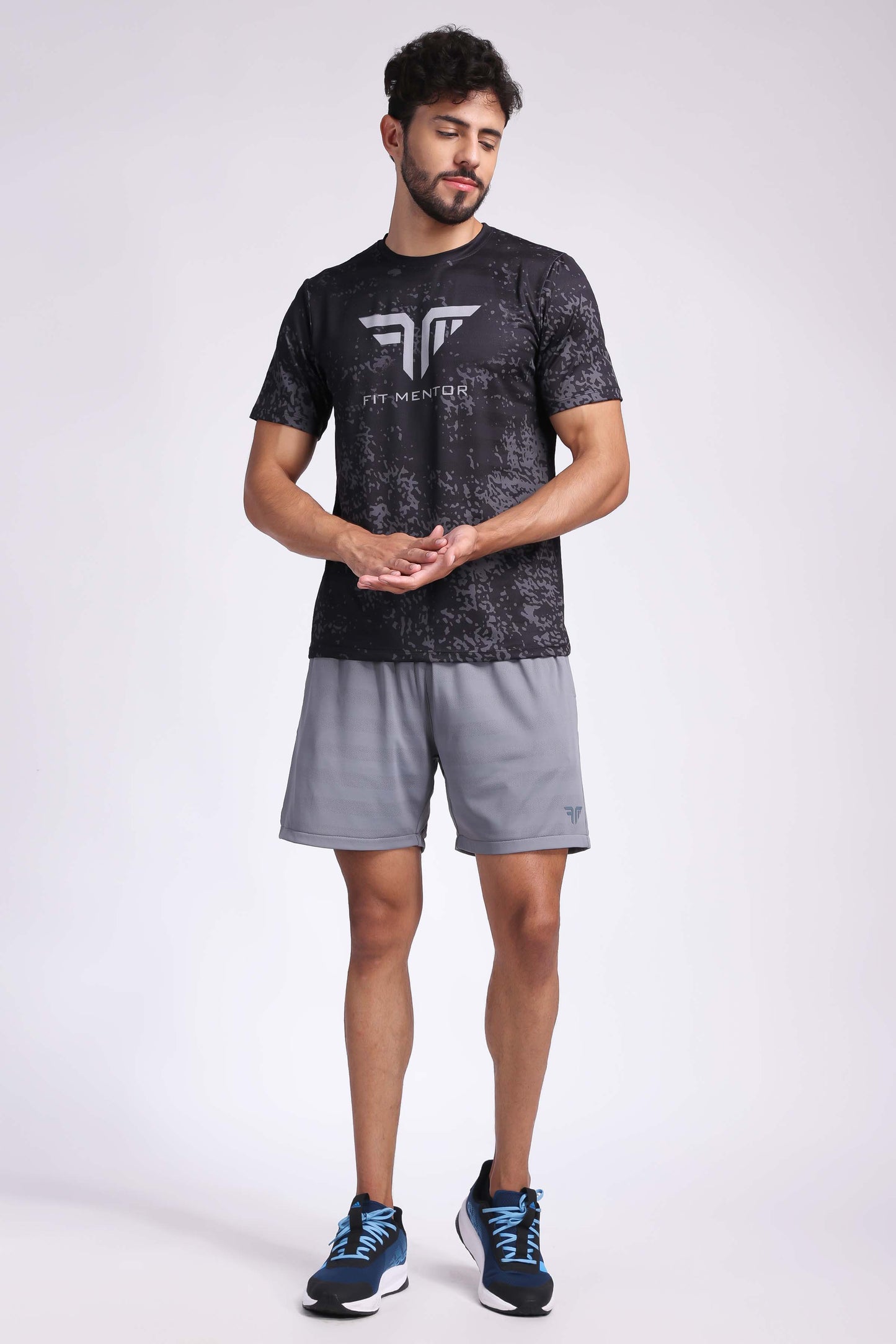 Men's Travel Shorts - Grey