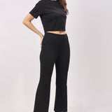 Flare Bliss Co-ord Sets - Black
