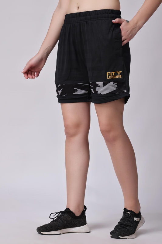 Women's Onyx Tennis Shorts - Black