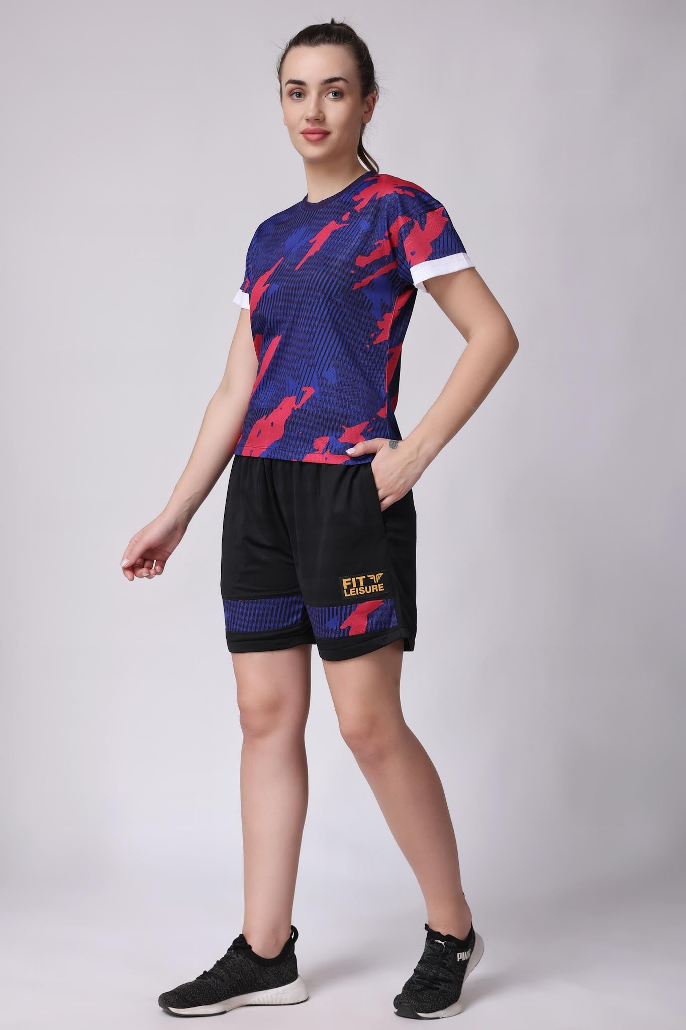 Women's Azurite Badminton Coord Set - Purple