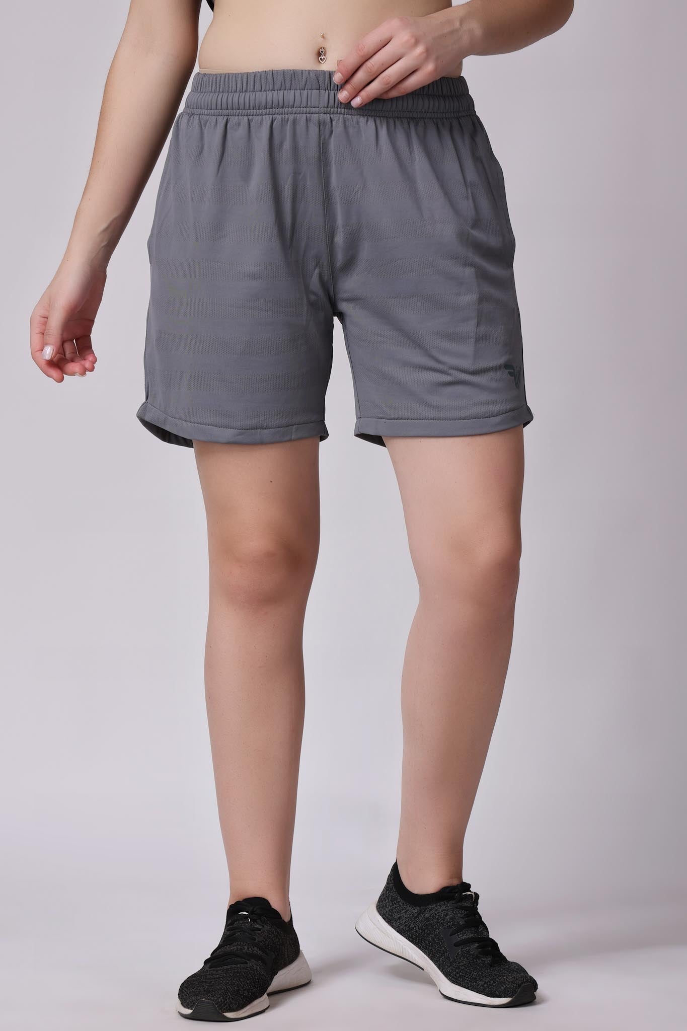 Women's Travel Shorts - Grey