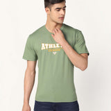 Men's Cotton Lycra Tee - Olive