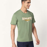 Men's Cotton Lycra Tee - Olive