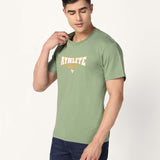 Men's Cotton Lycra Tee - Olive