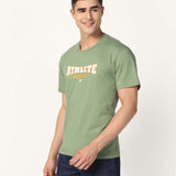 Men's Cotton Lycra Tee - Olive