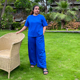 Women's Leisure Coord Set - Blue