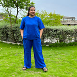 Women's Leisure Coord Set - Blue