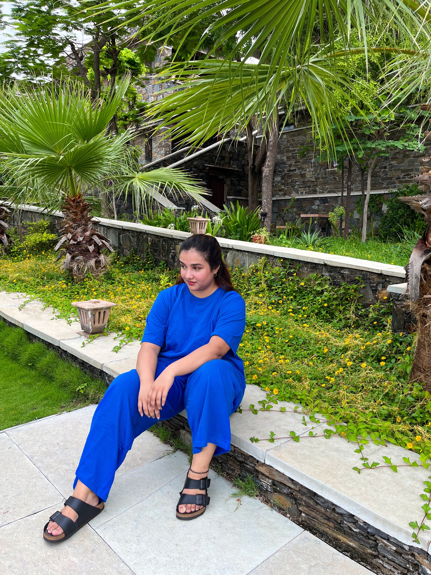 Women's Leisure Coord Set - Blue
