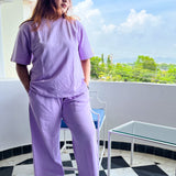 Women's Leisure Coord Set - Lilac