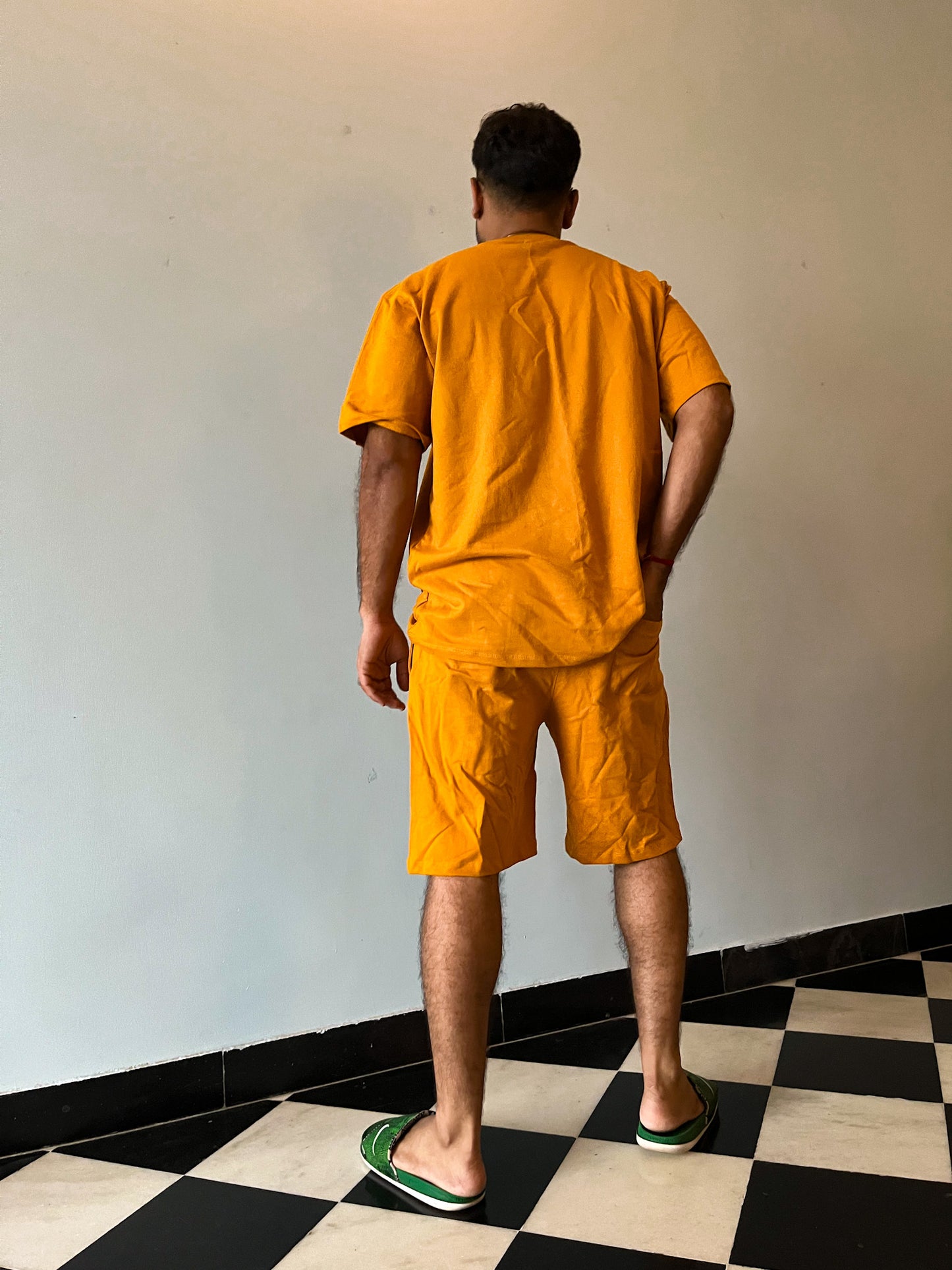 Men's Leisure Coord Set - Mustard