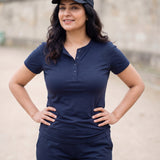 La Forme Henley Half Sleeve Top