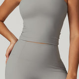 Tapped In Tube Top - Grey