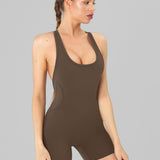 FlexCore Romper - Brown