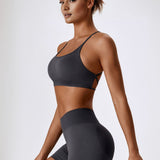Flex Appeal Sports Bra - Dark Grey