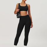 Snatched Seamless Leggings – Black