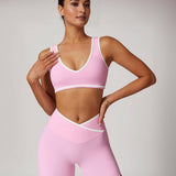 Luna Seamless Bra - Baby Pink