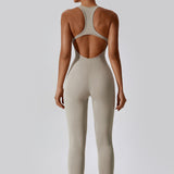 Aero Racerback Jumpsuit - Ash Grey