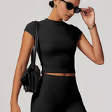 Everyday Seamless Top - Black