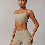 Flex Appeal Sports Bra - Apricot
