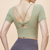 Strap Back Snatch Tee – Sage