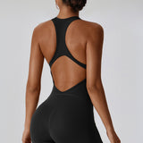 Aero Racerback Jumpsuit - Black